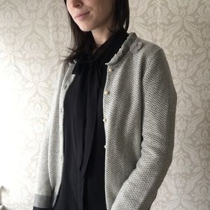 J.Crew Chevron Cardigan